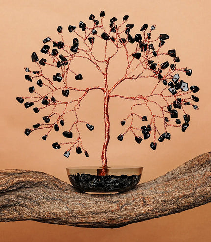 Black Obsidian Orgone Base Tree