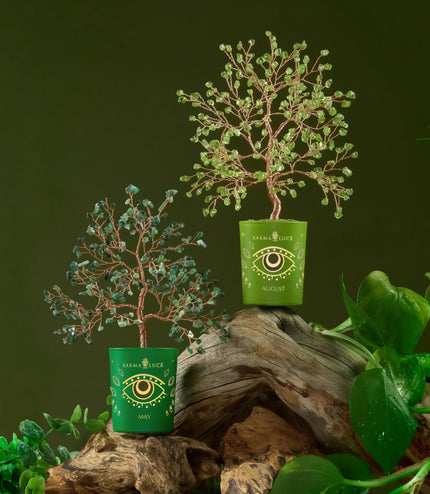 crystal tree green