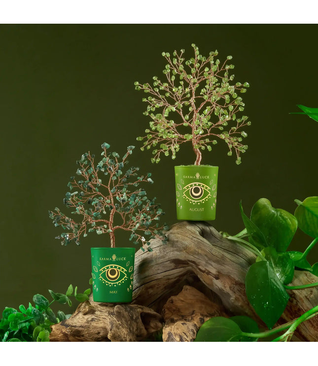 crystal tree green
