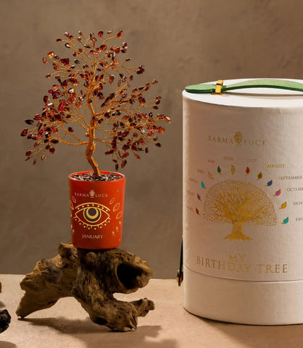 crystal tree red