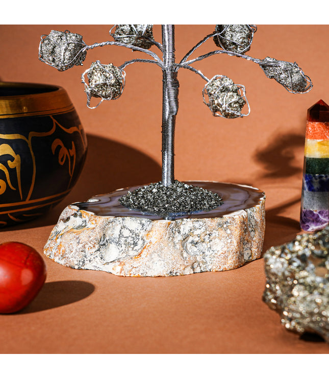 Pyrite Slice Base Tree