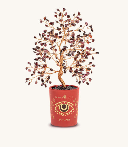 crystal tree red