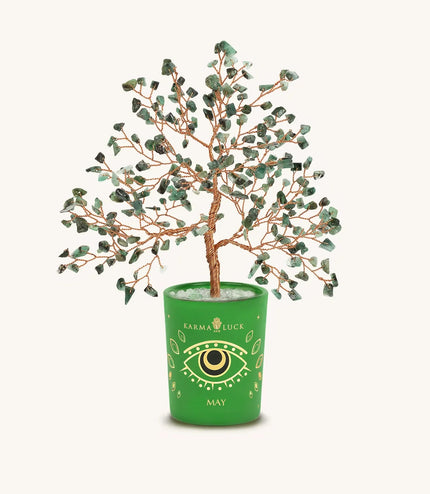crystal tree green