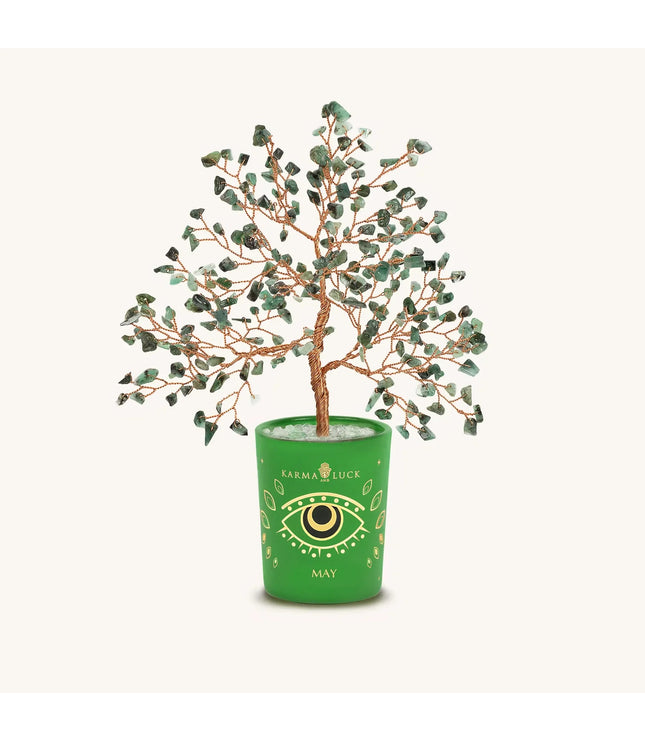 crystal tree green